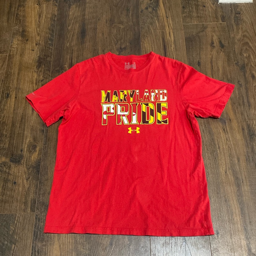 Mens Maryland Pride Under Armour Tshirt